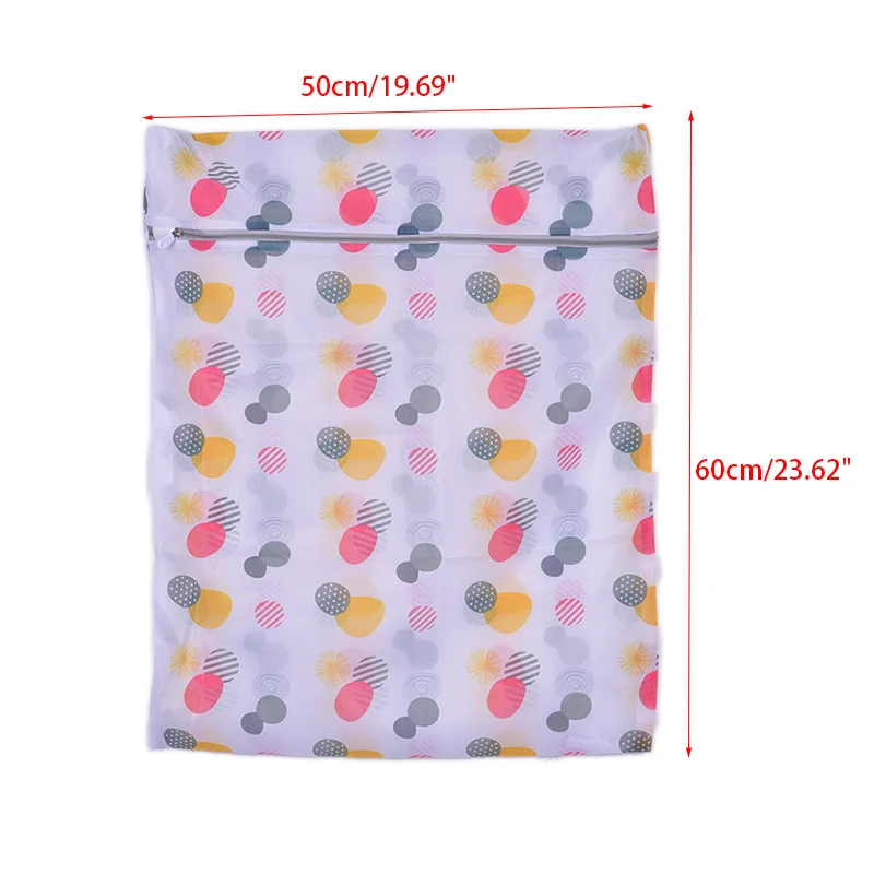 50x60cm 1 шт. полиэфирные мешки для стирки стиральных машин, сетчатый бюстгальтер, нижнее белье, сумка для одежды, Aid стирка, бюстгальтер, стирка, 6 размеров - Цвет: 50x60cm