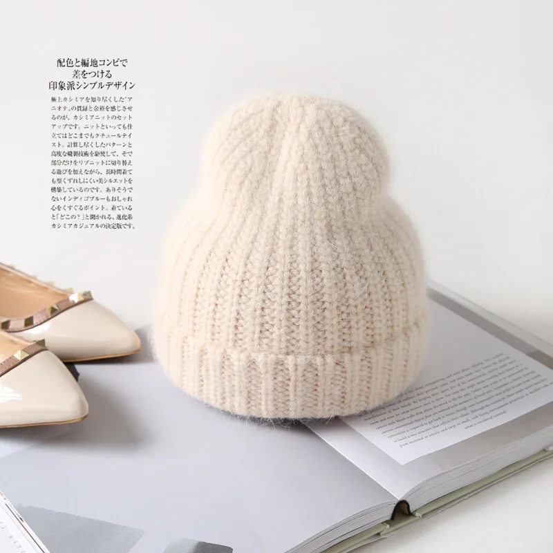 beige Однотонная вязаная шапка Beaine для мужчин и женщин осень-зима хип-хоп Skullies вязаные шапочки костюм капитана аксессуар подарки теплый ветрозащитный - Цвет: beige