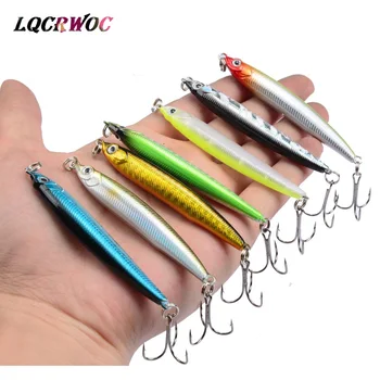 

NEW Pencil lures 7cm 10g fishing lure spinner bait minnow jigging japan fishing tackle vibrating light fish swing sink Long shot