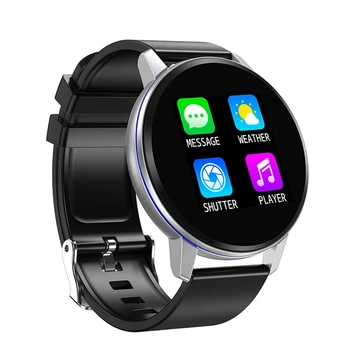 

S01 Bluetooth Smart Watch Fashion Blood Pressure Oxygen Heart Rate Monitor Smartwatch For Android Ios Phone(Black + Silver)