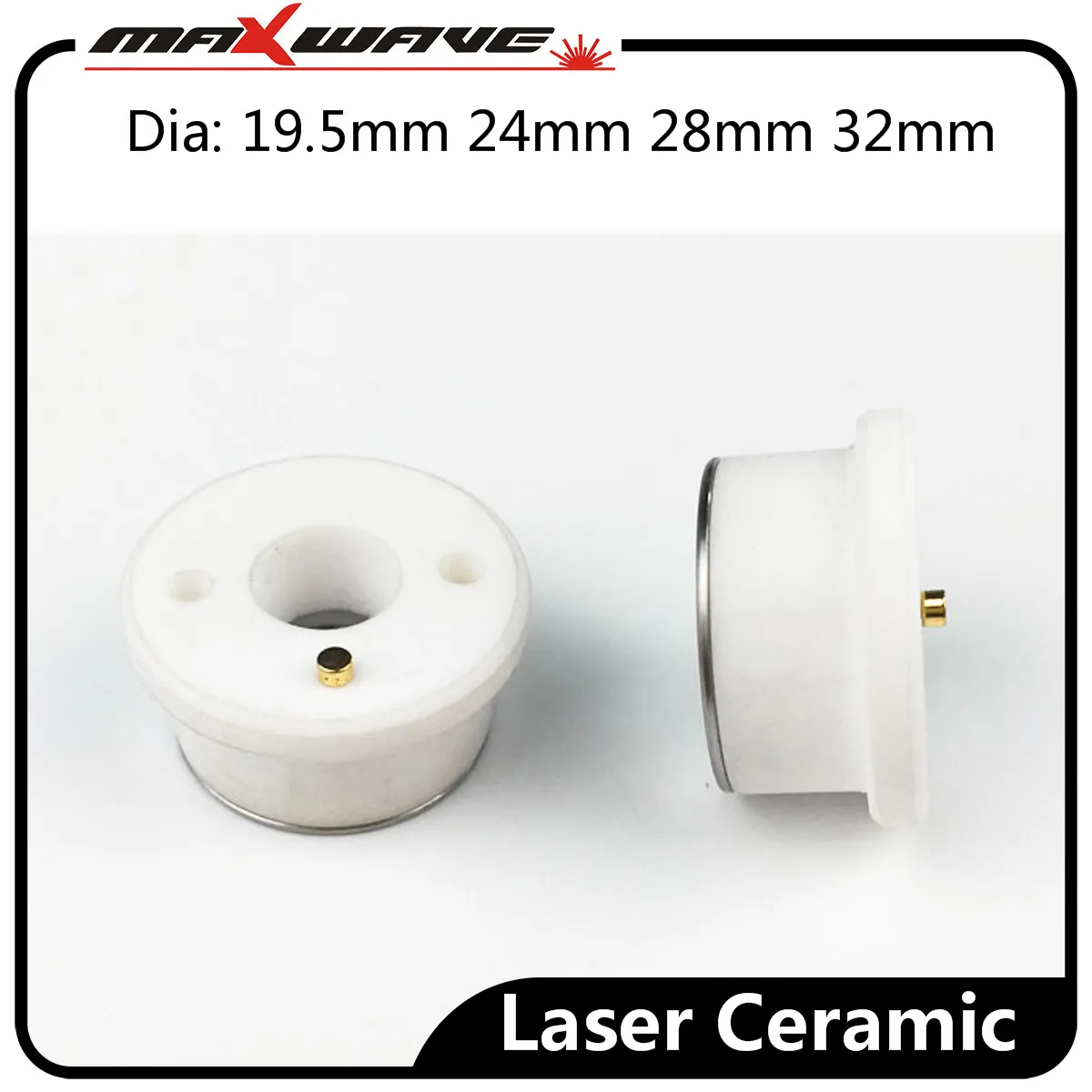 Диаметр 28 мм лазерное керамическое защитное кольцо лазерной режущей головки, лазерная керамика на запчасти для лазера