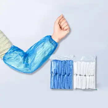 

Cleaning Tool 100 / pack waterproof and oil-proof disposable arm sleeves Elastic Bands Household Cleaning Materials Long Sleeves