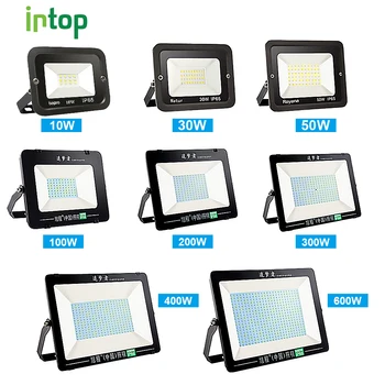 

Led Flood Light 10W 20W 30W 50W 100W 200W 300W 400W 500W AC220V Waterproof IP66 Led Spotlight Reflector Stadium Outdoor Lights