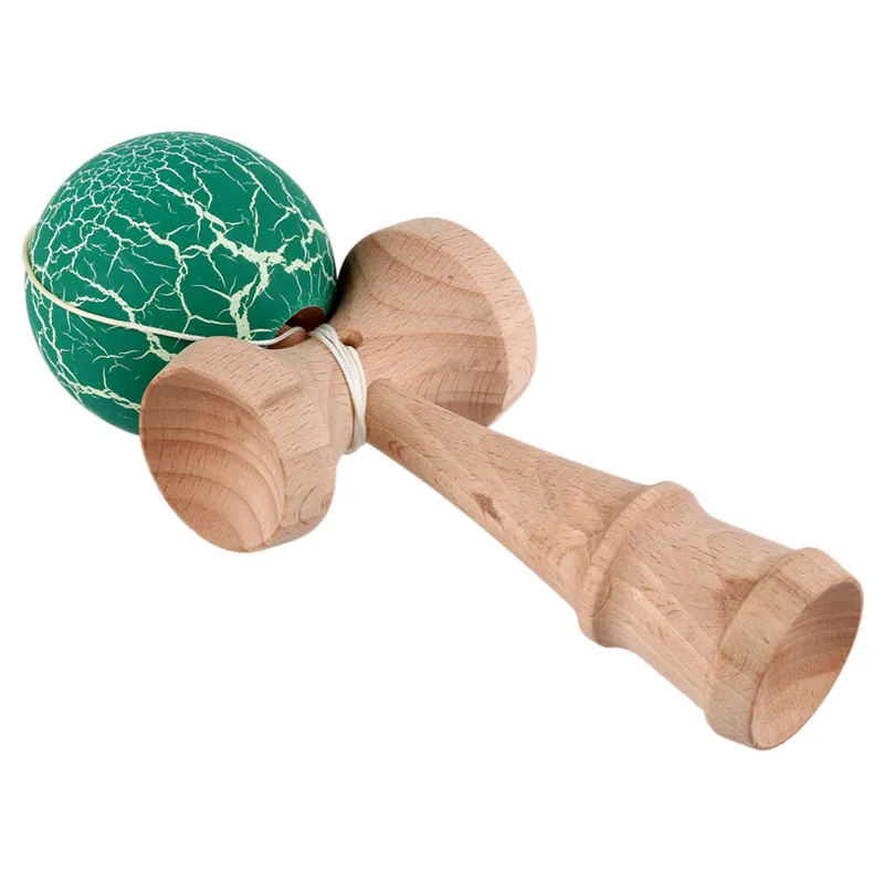 Crack paint шар Kendama умелое жонглирование игра мяч Японская Традиционная игрушка шарики Развивающие игрушки для детей-синий