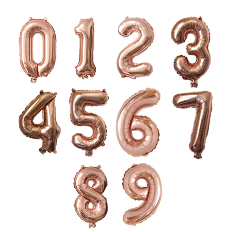 Chicinlife Rosegold фольгированные буквы С Днем Рождения воздушный шар попкорн коробка