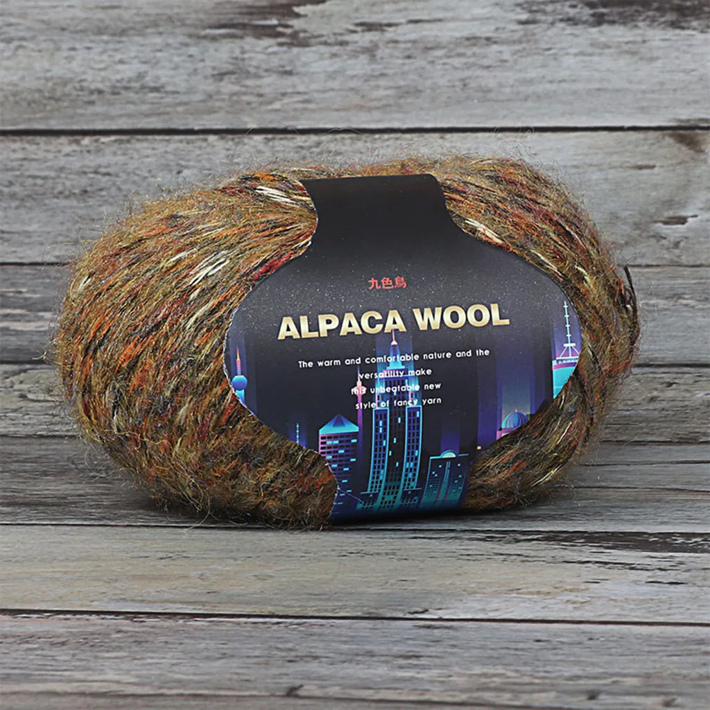 Разноцветное пальто Alpacawool ручной вязки, свитер, шарф, линия толстой шерсти, цветное пальто из шерсти альпаки, свитер, детский шарф, линия шарфа