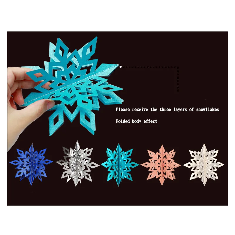 6 шт. Sentiu Floco De Neve Do Floco De Neve De Natal Festa De Natal Casamento Каса Декор Cena Diy Ornamento Decorao Do Partid