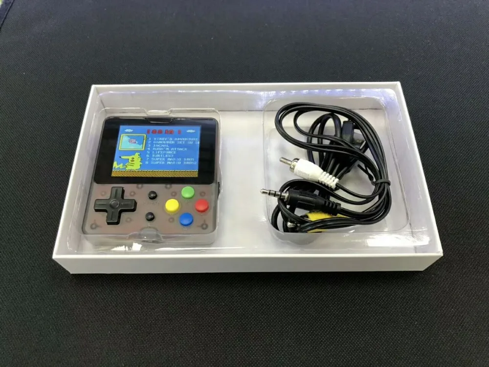 New FC188 Retro Handheld Game Console 188in1 games 128M Digital game system 2.4inch full view IPS LCD support TV output