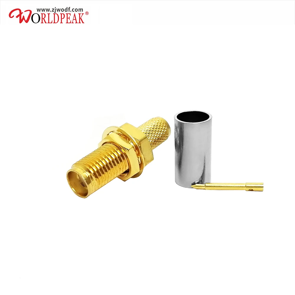 

Бесплатная доставка 20 шт RP SMA женский переборка для LMR223 коаксиальный радиочастотный соединитель