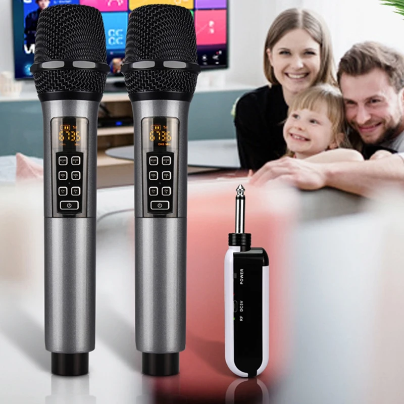 UHF Wireless Bluetooth Microphone Micro Handheld Home Karaoke