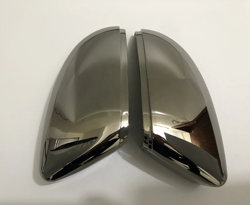 1 пара черного бокового зеркала заднего вида из вольфрамовой стали колпачок для VW