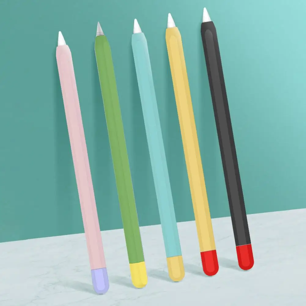 Силиконовый емкостный чехол для стилуса и ручки Apple Pencil 1/2 защитный с полным