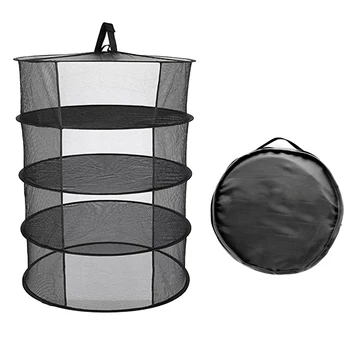 

Circular Opening 4-Layer Drying Basket Plant Dry Goods Multigrain Medicinal Herbs Vegetable Drying Net Drying Net