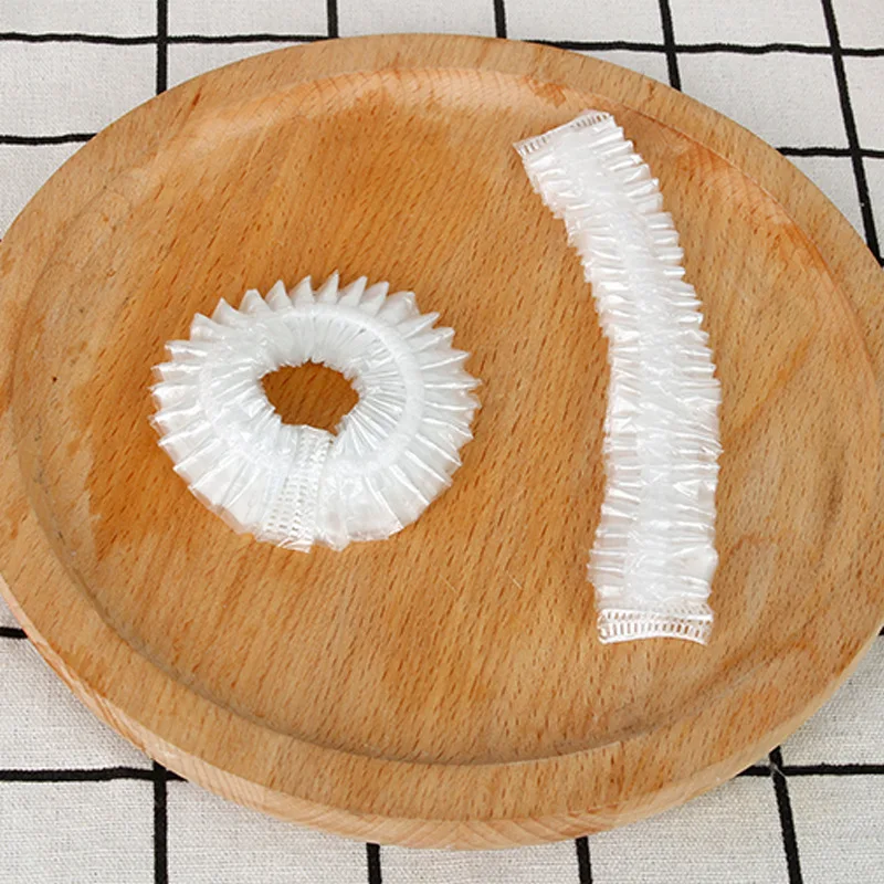 Одноразовые шапочки для душа 100 шт. утолщенный женский салон волос эластичная