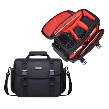

DSLR Camera Bag Polyester Shoulder Bag Camera Case For Canon Nikon Sony Lens Pouch Bag Waterproof Photography Photo Bag