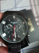 WLISTH-Relojes de pulsera de cuarzo para hombre, pulsera de acero inoxidable, resistente al agua, luminoso, con abertura para fecha, 30M