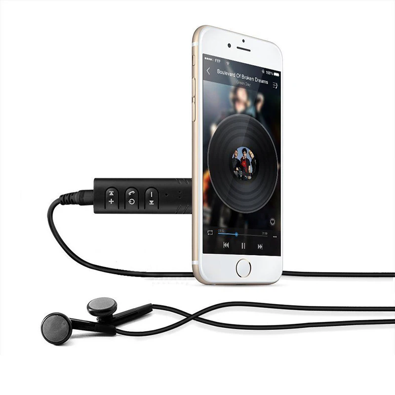 Универсальный мини Bluetooth bluetooth-аудиоресивер передатчик громкой связи Bluetooth автомобильный комплект музыкальный адаптер Bluetooth Автомобильный AUX