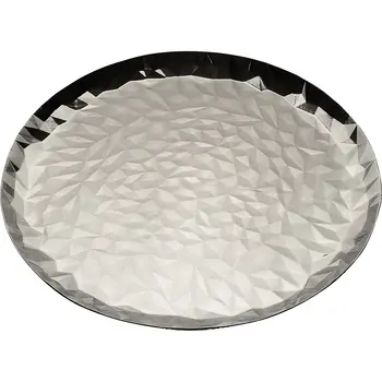 

Alessi CR03/40 Joy n. 3 Round Tray, stainless steel 18/10, Silver