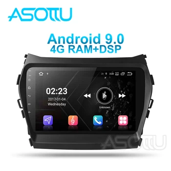 شراءAsottu HY605 الروبوت 9.0 PX6 مشغل أسطوانات للسيارة لشركة هيونداي سانتا Fe 3 IX45 2013 2014 2015 2016 سيارة Navigaton وحدة