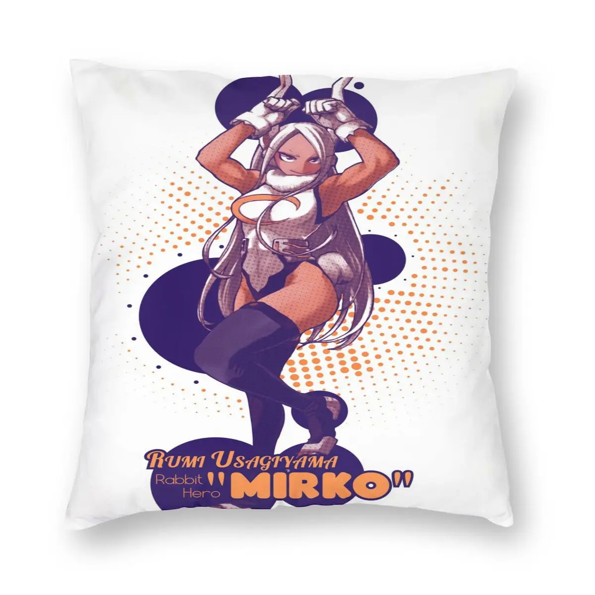Rabbit Hero Mirko Dakimakura Pillow Case Cover Body Throw Pillows Decorative Cushions | Дом и сад
