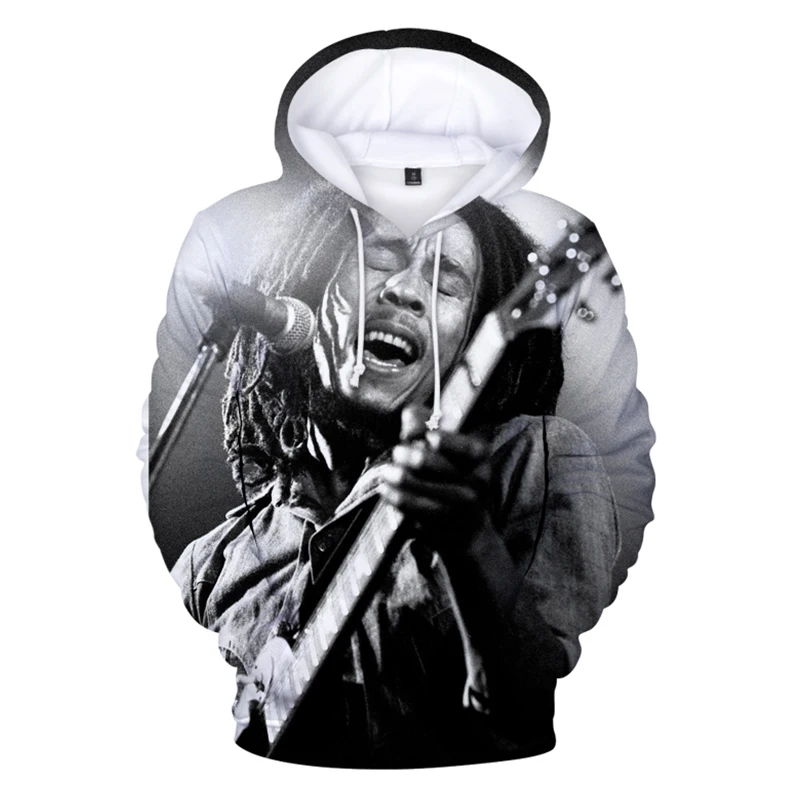 Bob Marley 3D Printed Hoodies