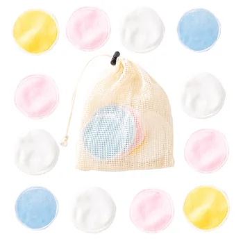 

10pcs Reusable Cotton Pads Makeup Remover Washable Facial Cleansing Double Layer Sanitary Washable Pad Cosmetics Skin Care Tools