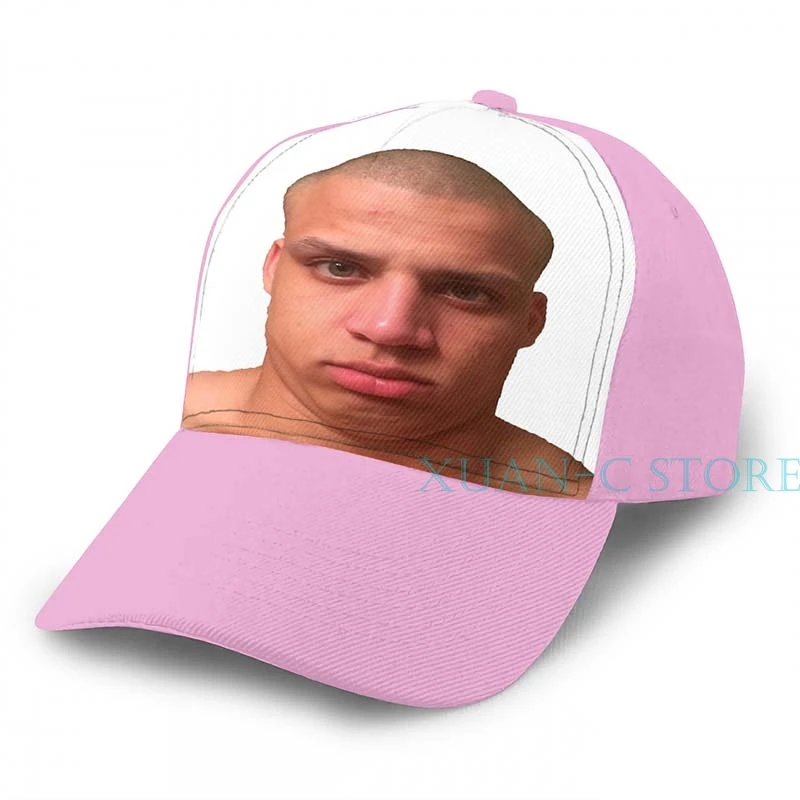 Tyler1 селфи баскетбольная Кепка для мужчин и женщин мода по всему принту черная шляпа унисекс - Цвет: Pink