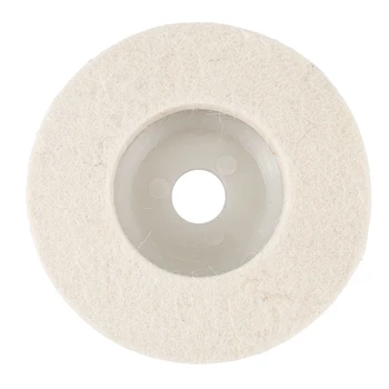 

10Pcs 4 Inch Metal Glass Polishing Buffing Grinder Wheel Wool Felt Polisher Disc Pad 100mm