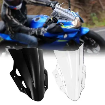 

Motorcycle Black/Clear Dual bubble Windshield Windscreen For Suzuki GSX250R GSX 250R 2017-2019 2018