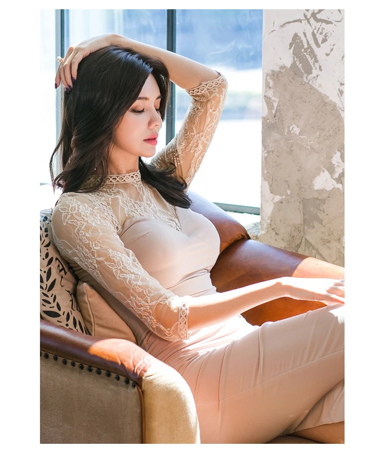 Bodycon платье модные женские туфли Slim OL Бизнес офисное, официальное платье сезон: весна–лето вечерние элегантное платье Vestidos, Новинка