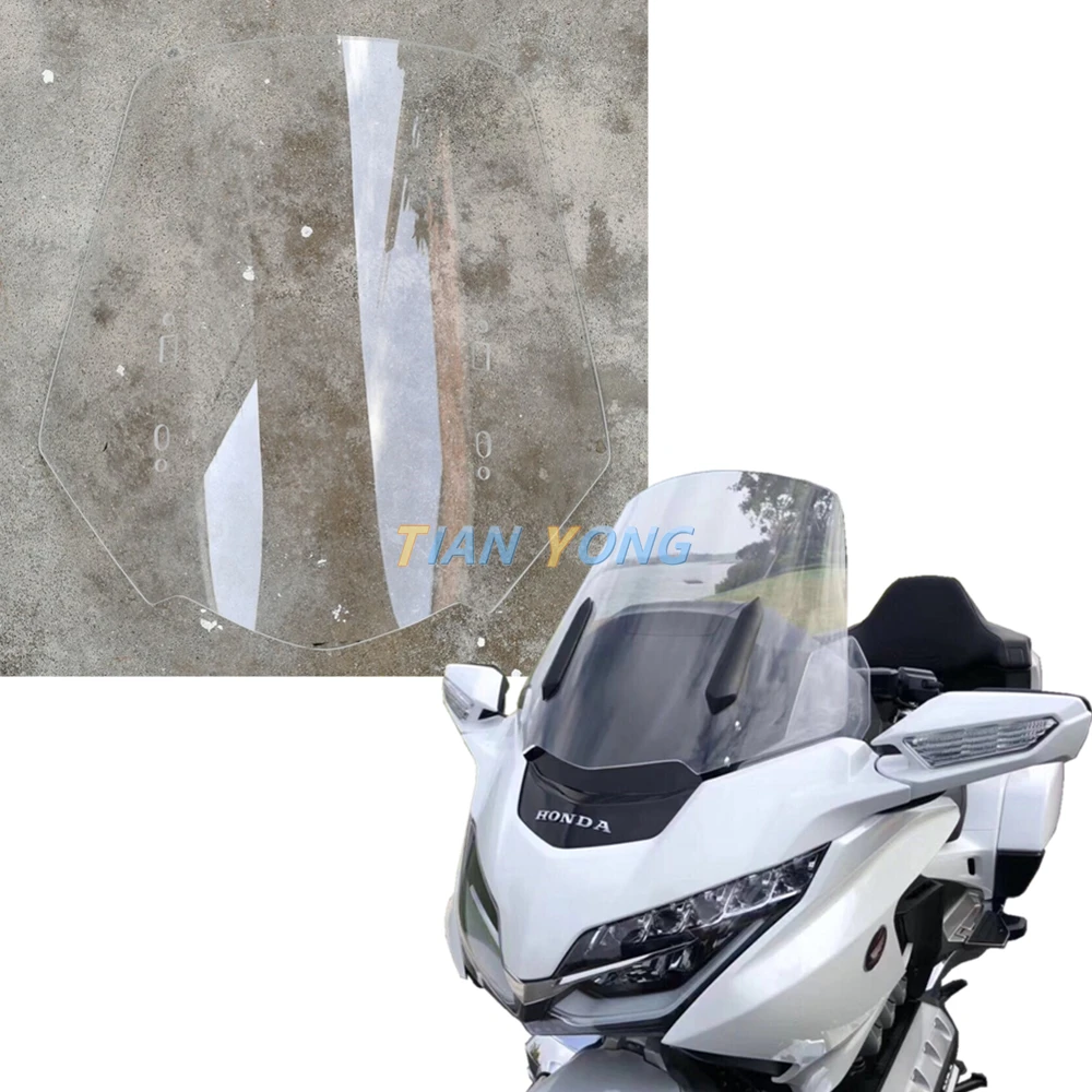 

Wind Deflectore High Quality Windshield Motorcycle For Honda GL1800 2018-2019 GL 1800 18-19 Windscreen Spoiler Accessories