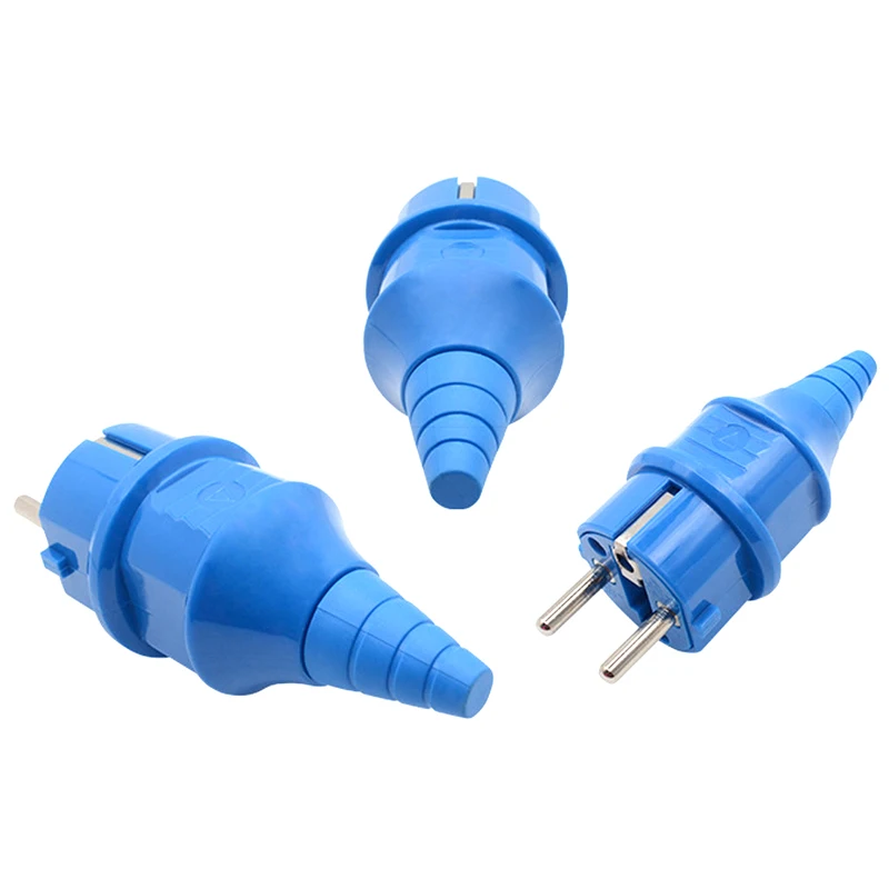 Power Plug Connector Power Extension Plug Plug Adapter Power Socket Power Cable Power Cord AC Adapter Germany France Grounding Industry Waterproof EU Wiring 16A Electric