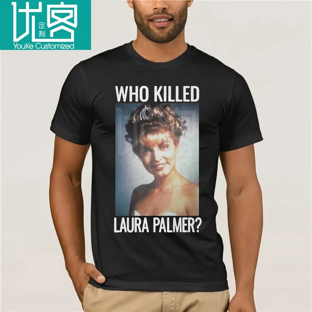 Футболка с принтом в летнем стиле Мужская футболка графическим Twin Peaks Who Killed Laura