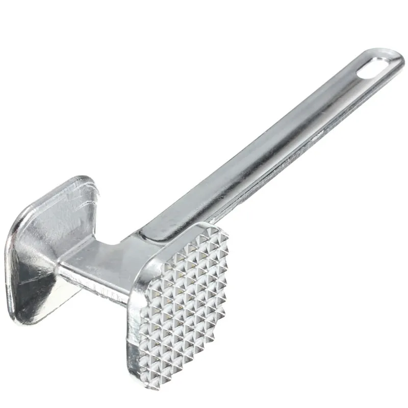Высокое качество алюминиевый сплав молоток для мяса сыпучих тендерайзеров мясной молоток отбойники стук-сторона для стейка свинины кухня Acc