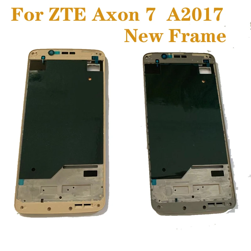 Для ZTE Axon 7 A2017 полный корпус наружный средняя передняя рамка Запчасти для ZTE Axon 7 A2017 A2017U A2017G бампер для мобильного телефона