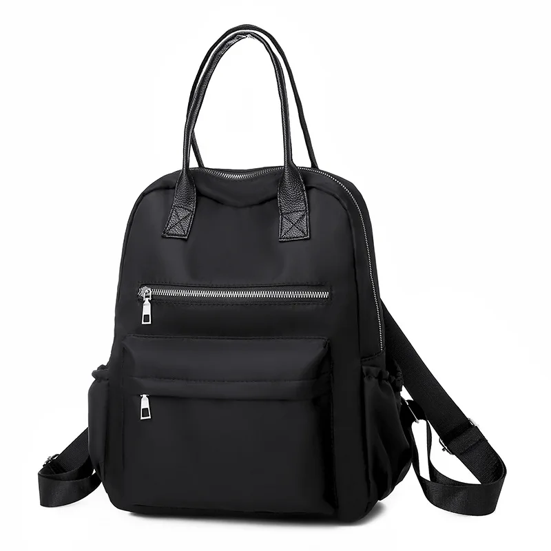 Oxford Dual Purpose Backpack Women's Korean-style New Style Nylon Hand School Bag Versatile Casual Bag Backpack