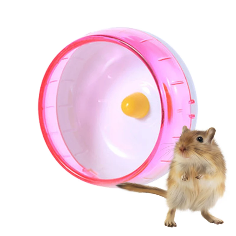 Rueda para hámster silenciosa antideslizante, herramienta para ejercicio de animales pequeños, jaula de erizo, suministros, accesorios para hámster
