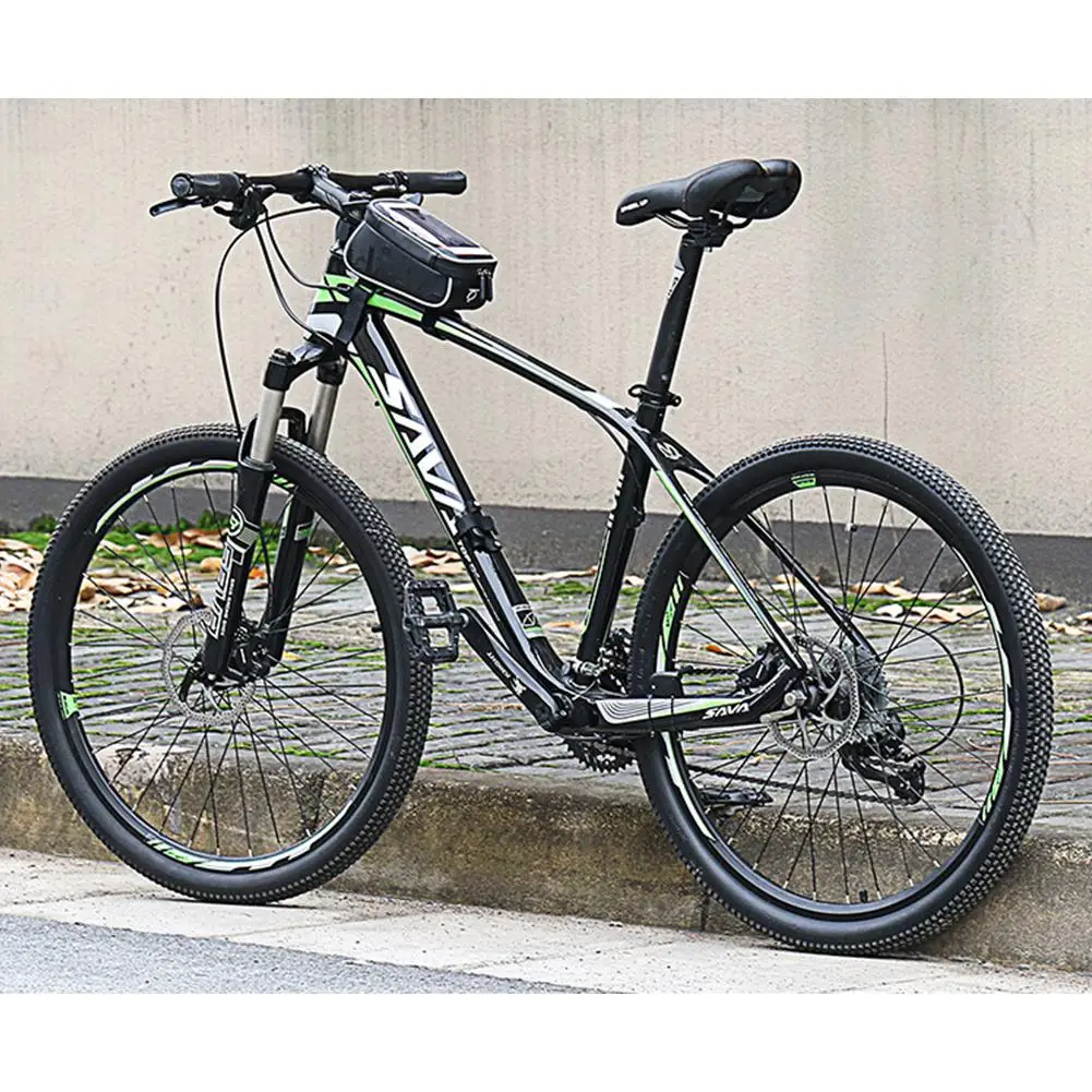 Bicycle bag water-repellent front beam bag riding chartered front bag tube bag mountain bike equipment accessories