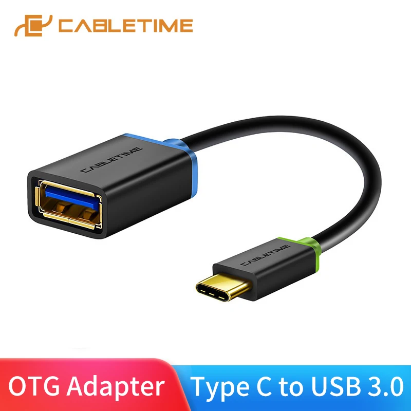 Кабель USB C OTG кабель type C 3,1-USB 3,0 адаптер для быстрой зарядки/передачи данных для камеры samsung HUAWEI P20 Mac USB C устройство C010