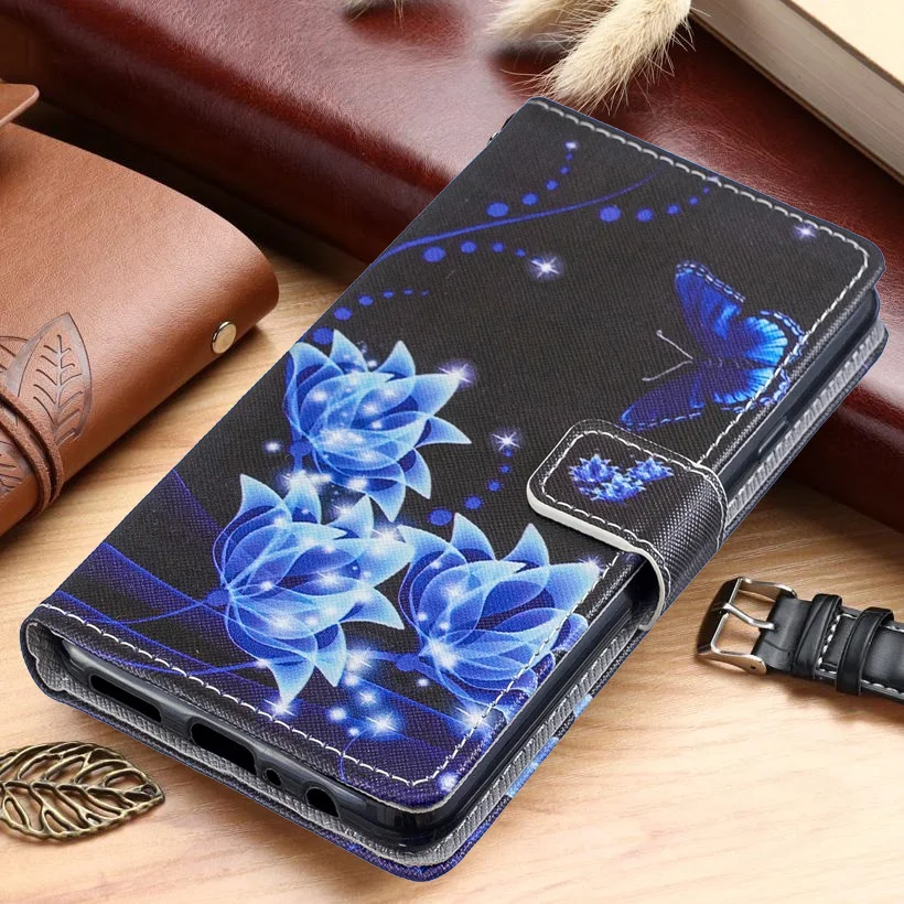 Милый кожаный чехол-книжка с розой для Samsung Galaxy A01 A21 A31 A41 A51 A71 M31 M21 M11 A10S A20S A30S A50 A20 A40