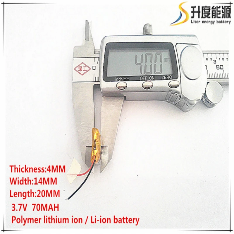 10pcs [SD] 3.7V 70mAH [401420] Polymer lithium ion / Li-ion battery for TOY POWER BANK GPS mp3 mp4 cell phone speaker | Компьютеры и