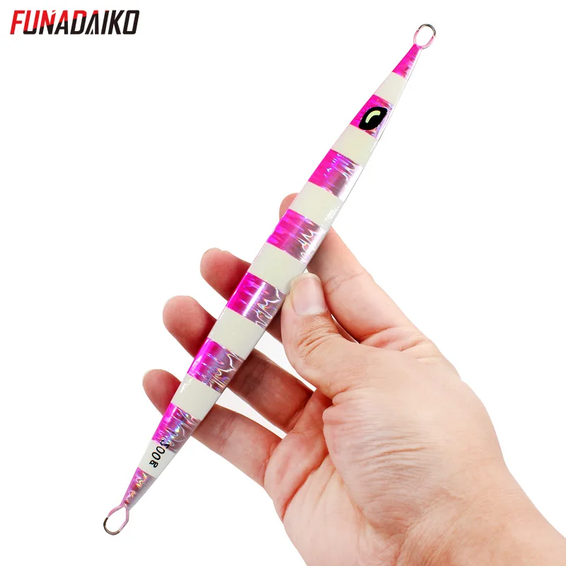 FUNADAIKO lead jig artificial baits Metal jig jigging lure fishing lure fast long jig slow metal jig fishing jig 130g 300g 400g