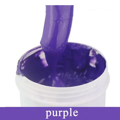 purple 250 г/бутылка трафаретная печать чернила на водной основе золото серебро фиолетовый 10 цветов - Цвет: purple