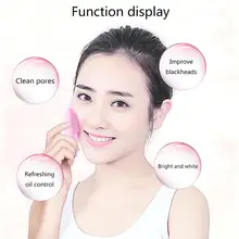 Электрическая Очищающая щетка для лица, водонепроницаемая перезаряжаемая Очищающая щетка для лица, очищающая кожу, массажная