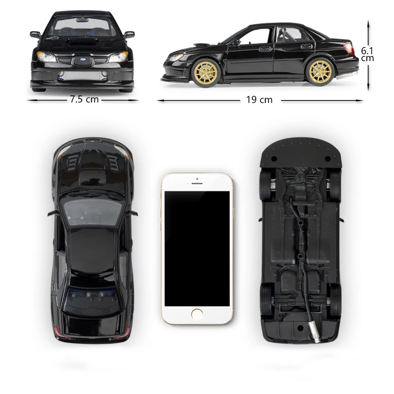 Весы HOMMAT Welly 1:24 Автомобили Subaru Impreza Wrx STI металлическая модель литье под давлением