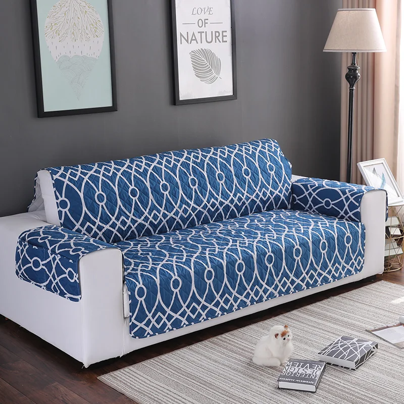 Печатная крышка дивана Pet Детский диван коврик кресло защитный чехол для мебели, для дивана крышка для гостиной один/двойной/три сиденья