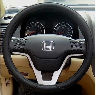 

Faux Leather Four Seasons Universal Dull Polish Steering Wheel Cover Car Grip Cover 4S Shop
