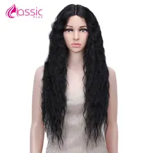 Парики из искусственных волос без шапочки-основы длиный кудрявые 28 дюймов вечерние парики из натуральных волос
