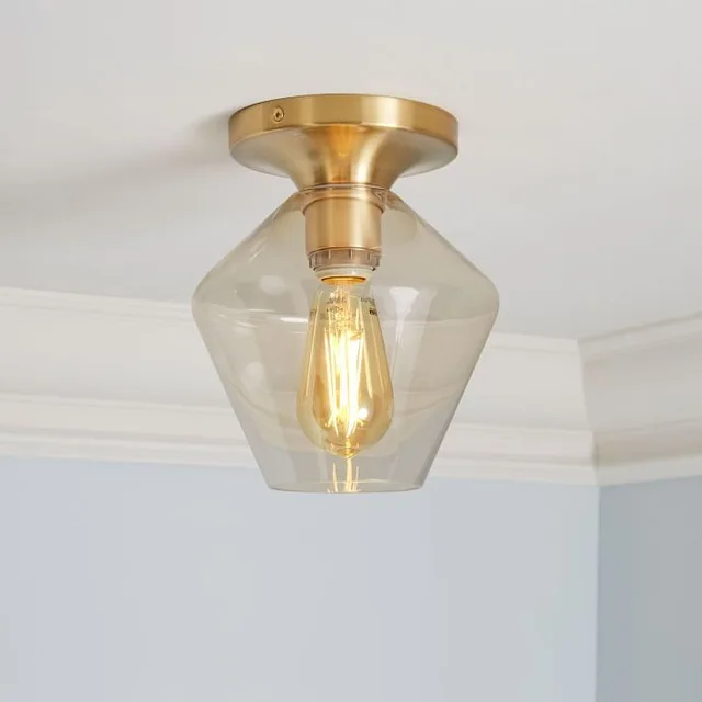 Retro Modern Glass Pendant Light Art Shades Lamp Coloured Ceiling Ball Smoked Amber Clear Vintage Loft Lamps Bar Decor lamp - Цвет корпуса: see chart