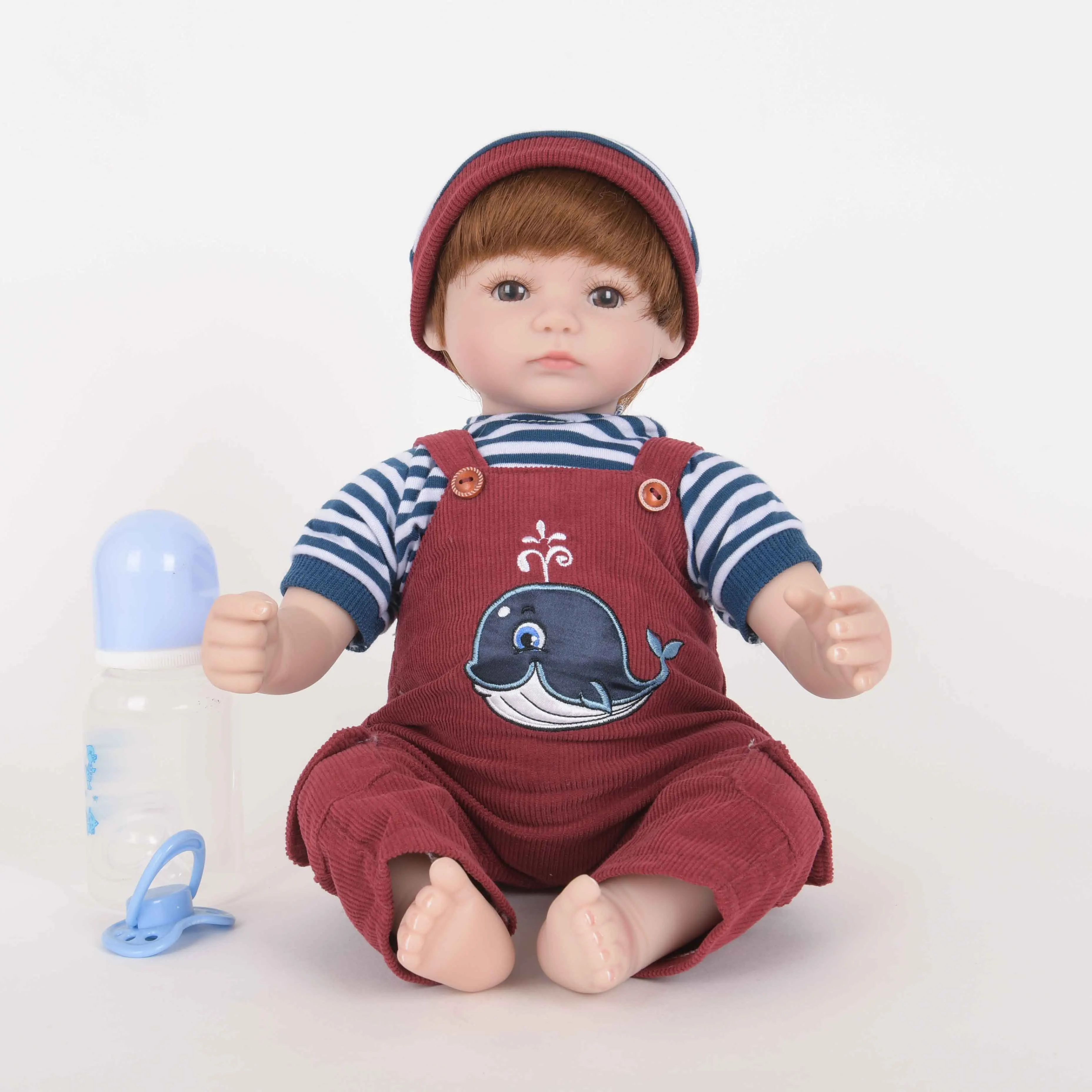 45 см настоящий реалистичный ручной работы здоровый материал PP хлопок тело Reborn Baby Alive мягкие игрушки силиконовые Reborn Baby куклы